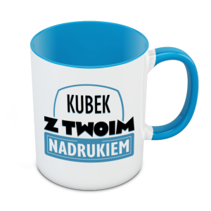 Kubek  Combo z nadrukiem - niebieski